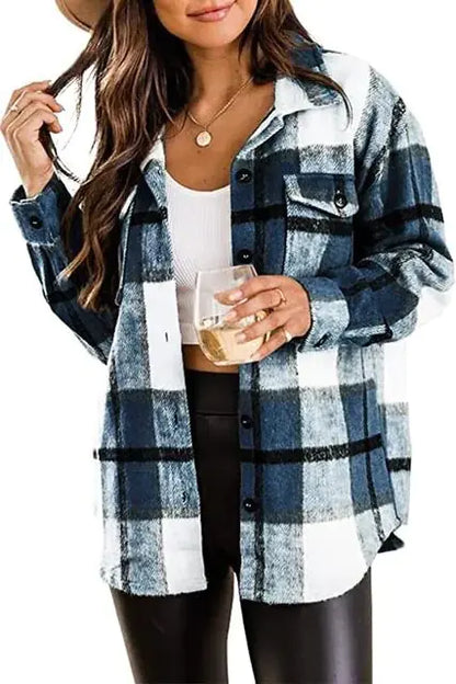 YA - Flanell plaid jakke