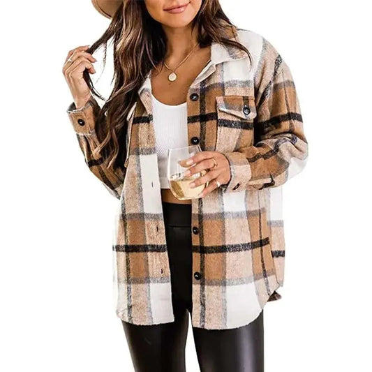 YA - Flanell plaid jakke